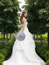 Elegant Cream Artificial Bridal Wedding Bouquet - I'm Getting Married