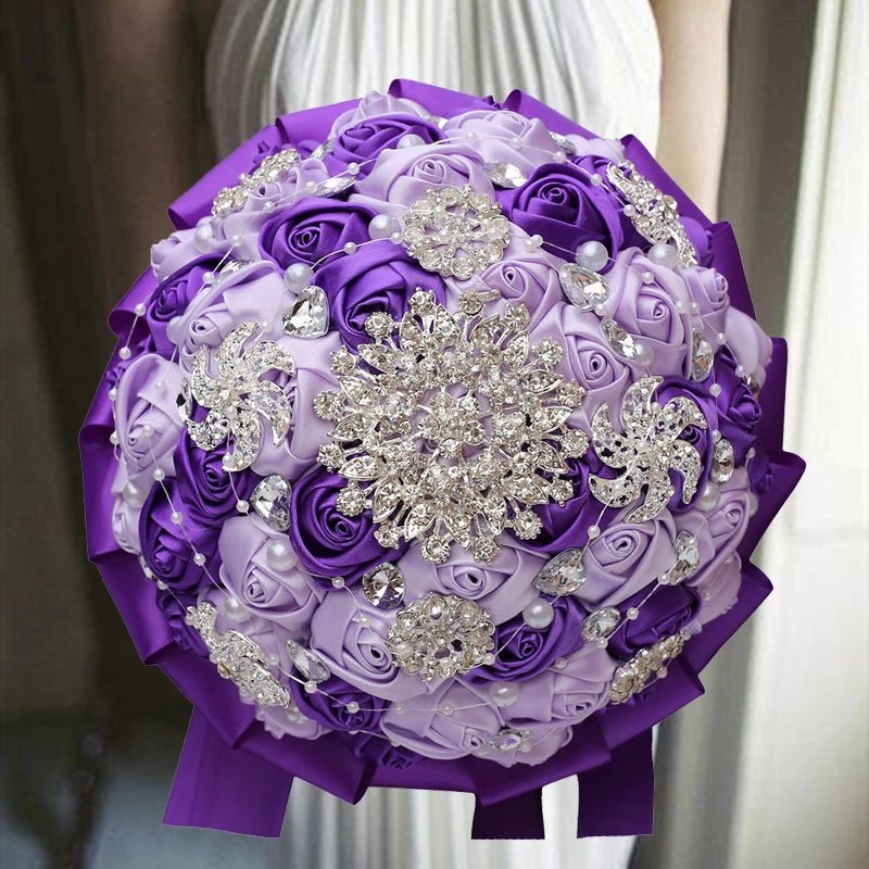 Elegant Cream Artificial Bridal Wedding Bouquet - I'm Getting Married