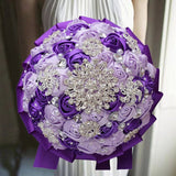Elegant Cream Artificial Bridal Wedding Bouquet - I'm Getting Married