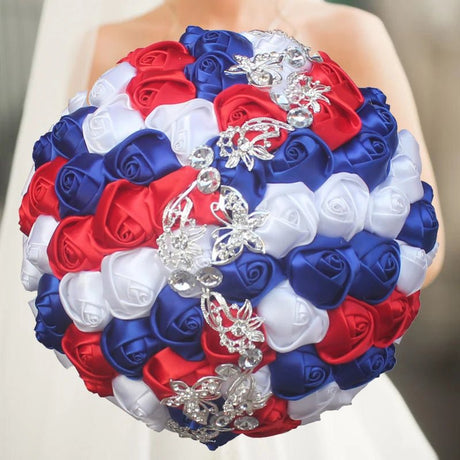 Elegant Cream Artificial Bridal Wedding Bouquet - I'm Getting Married