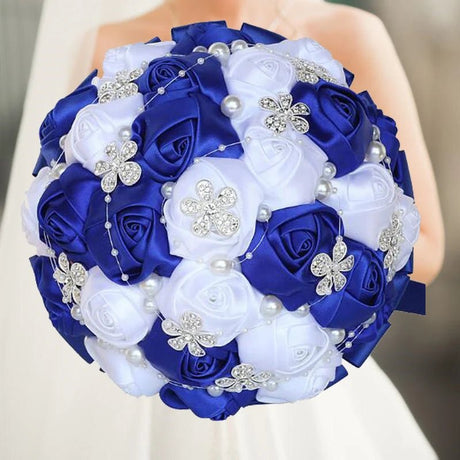 Elegant Cream Artificial Bridal Wedding Bouquet - I'm Getting Married