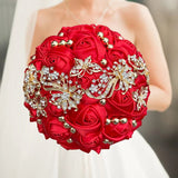 Elegant Cream Artificial Bridal Wedding Bouquet - I'm Getting Married