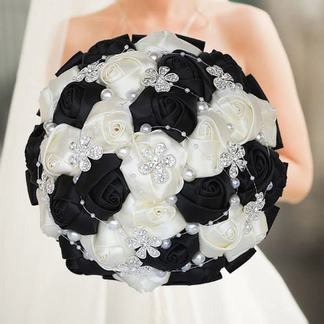 Elegant Cream Artificial Bridal Wedding Bouquet - I'm Getting Married