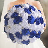 Elegant Cream Artificial Bridal Wedding Bouquet - I'm Getting Married