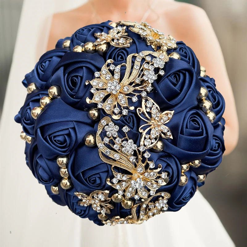 Elegant Cream Artificial Bridal Wedding Bouquet - I'm Getting Married