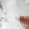 Frosted Arch Wedding Table Numbers Set 1 - 20 - I'm Getting Married