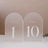 Frosted Arch Wedding Table Numbers Set 1 - 20 - I'm Getting Married