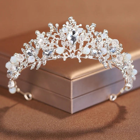 Itacazzo Bridal Headwear Silver - Colour Women's Fashion Wedding Crown Birthday Tiaras - I'm Getting Married