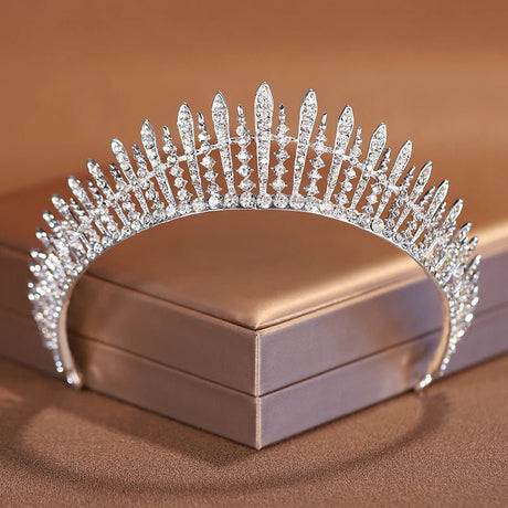 Itacazzo Bridal Headwear Silver - Colour Women's Fashion Wedding Crown Birthday Tiaras - I'm Getting Married