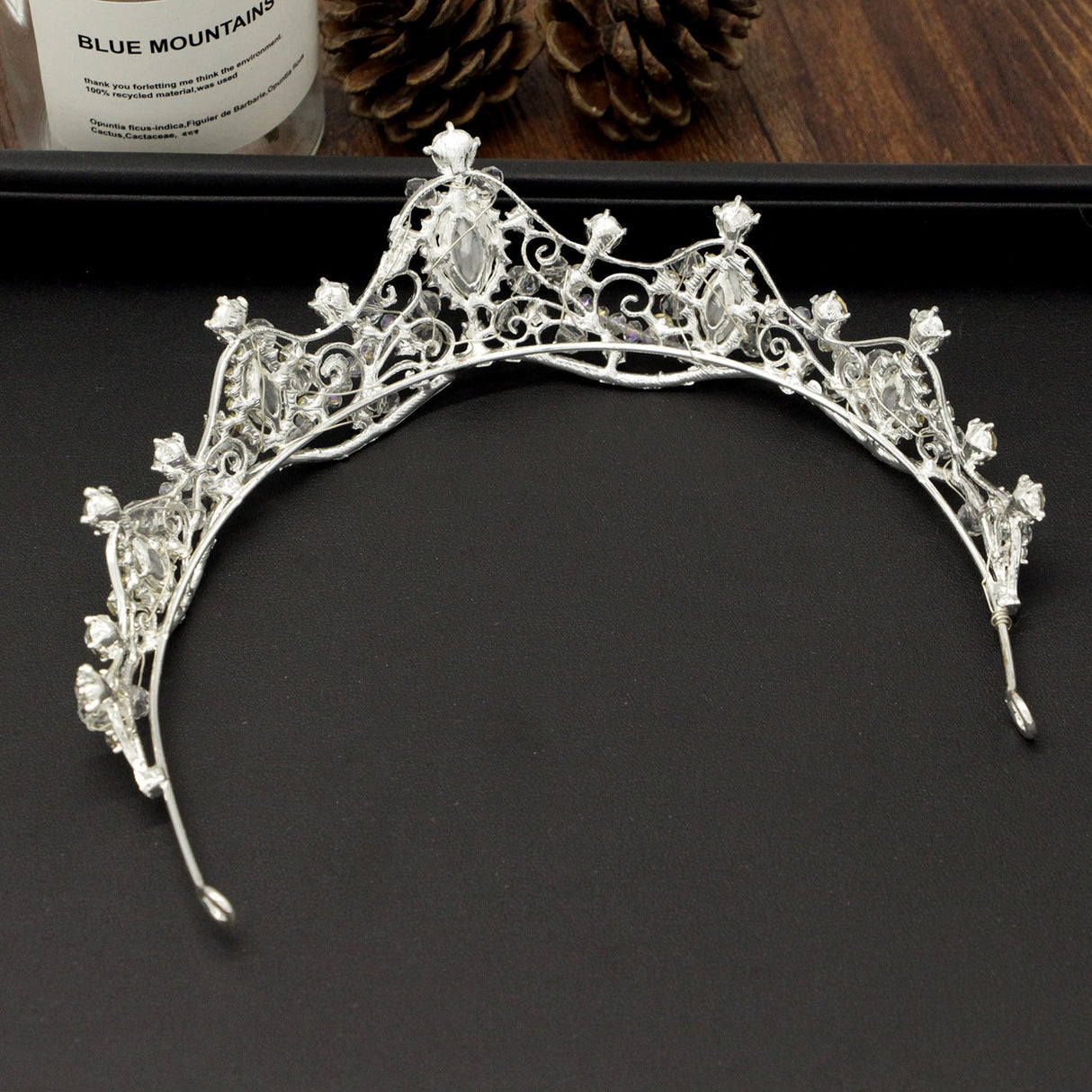Itacazzo Bridal Headwear Silver - Colour Women's Fashion Wedding Crown Birthday Tiaras - I'm Getting Married