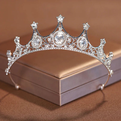 Itacazzo Bridal Headwear Silver - Colour Women's Fashion Wedding Crown Birthday Tiaras - I'm Getting Married