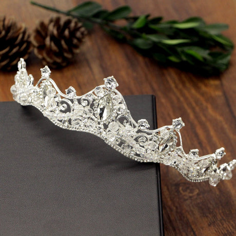 Itacazzo Bridal Headwear Silver - Colour Women's Fashion Wedding Crown Birthday Tiaras - I'm Getting Married