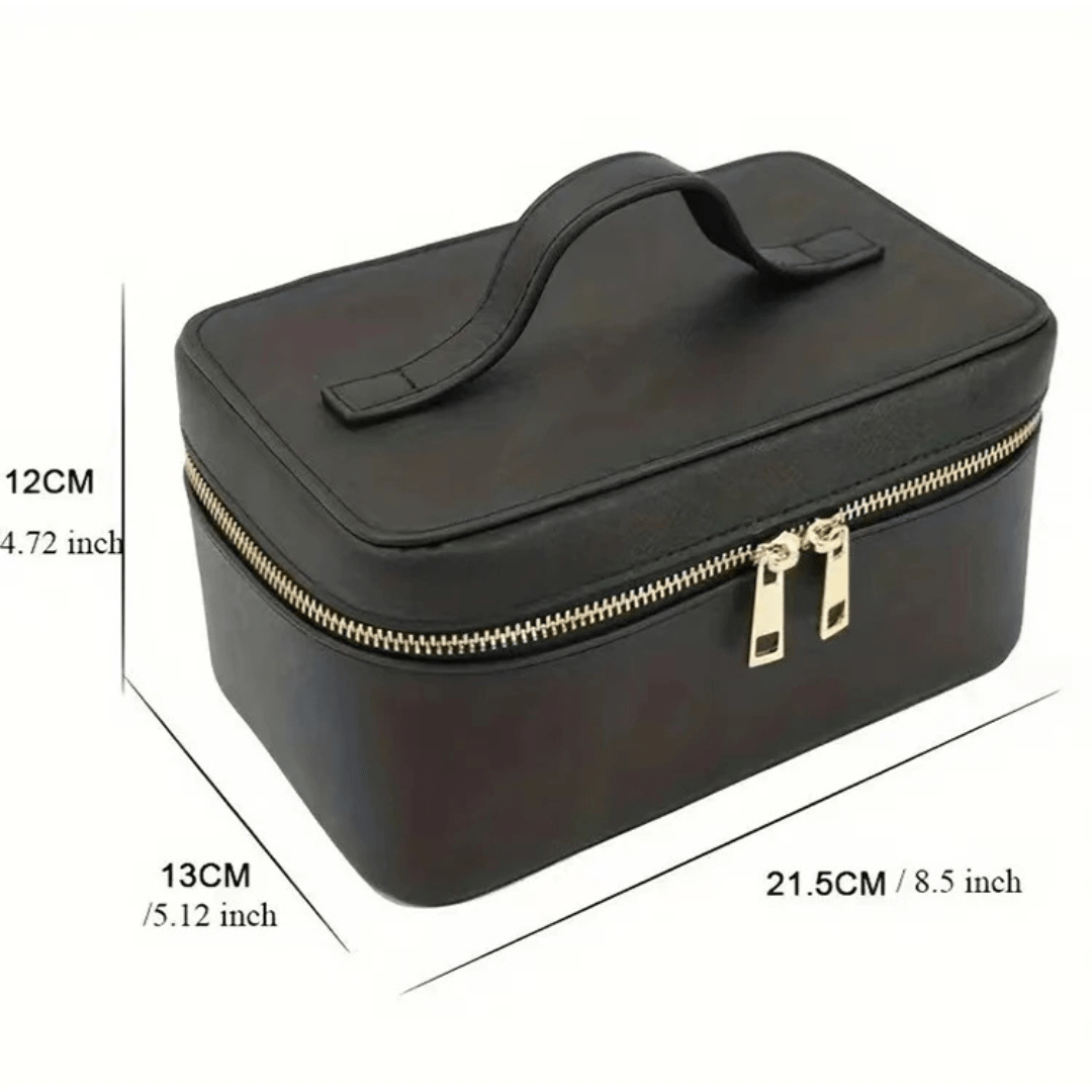 Ladies Personalised Saffiano Leather Travel Toiletry Bag - I'm Getting Married