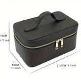 Ladies Personalised Saffiano Leather Travel Toiletry Bag - I'm Getting Married