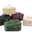 Ladies Personalised Saffiano Leather Travel Toiletry Bag - I'm Getting Married