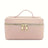 Ladies Personalised Saffiano Split Leather Travel Toiletry Case Bag - On Trend - I'm Getting Married