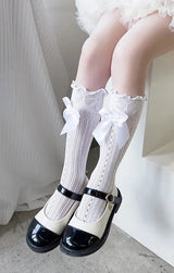 Lolita Girls Wedding Stockings Knee High - I'm Getting Married