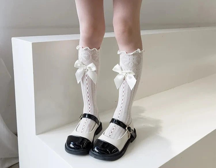 Lolita Girls Wedding Stockings Knee High - I'm Getting Married