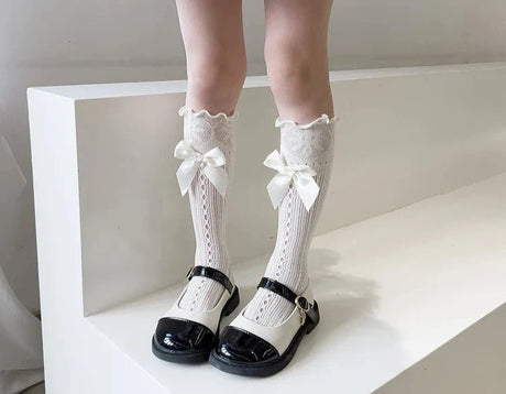 Lolita Girls Wedding Stockings Knee High - I'm Getting Married