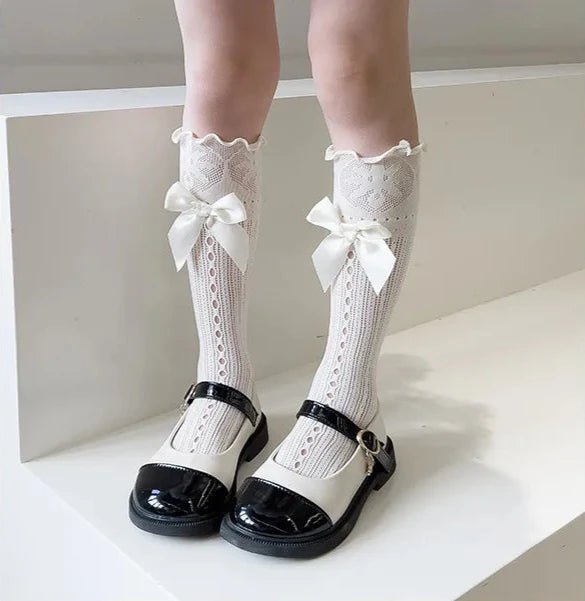 Lolita Girls Wedding Stockings Knee High - I'm Getting Married