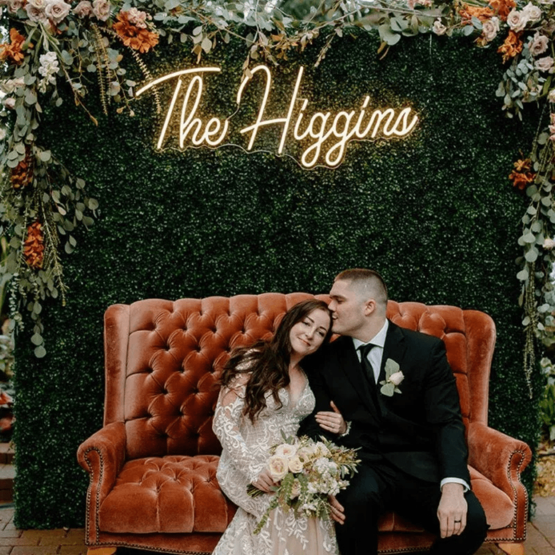 Neon Light Up Sign for Wedding Reception Personalised - I'm Getting Married