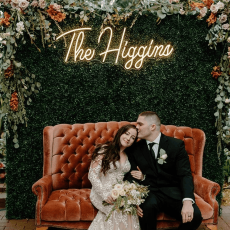 Neon Light Up Sign for Wedding Reception Personalised - I'm Getting Married
