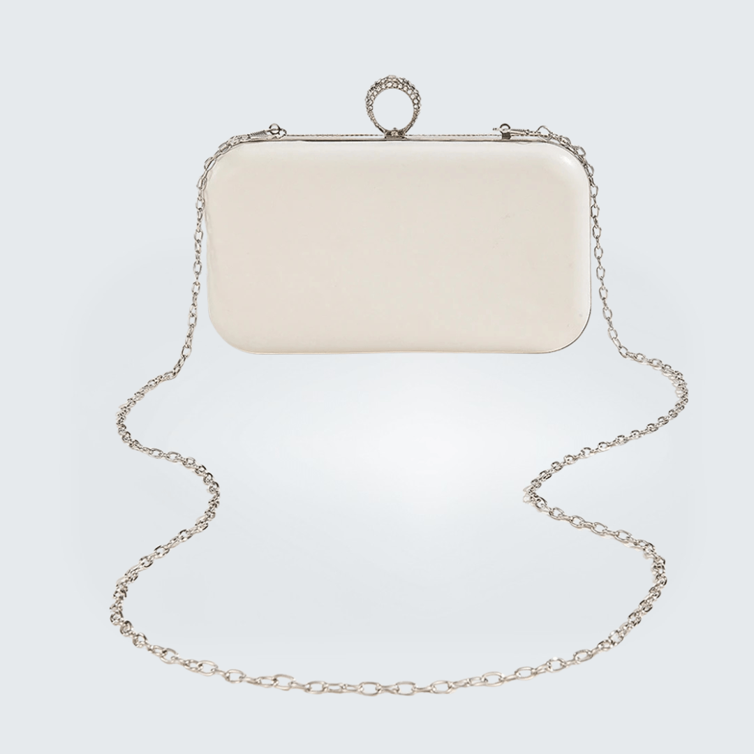 Pearl Beading Bridal Wedding Day Clutch - I'm Getting Married