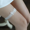 Pearl Lace Bridal Wedding Day Garter - I'm Getting Married