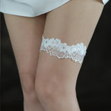 Pearl Lace Bridal Wedding Day Garter - I'm Getting Married