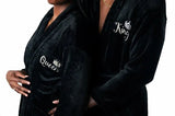 Personalised Comfy Bride & Groom Honeymoon Bathrobes - I'm Getting Married