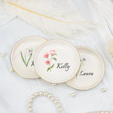 Personalised Flower Ring Dish - I'm Getting Married