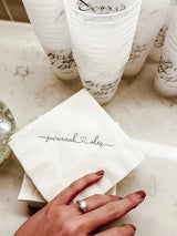 Personalised Frosted Shatterproof Wedding Party Cups 10Qty - I'm Getting Married