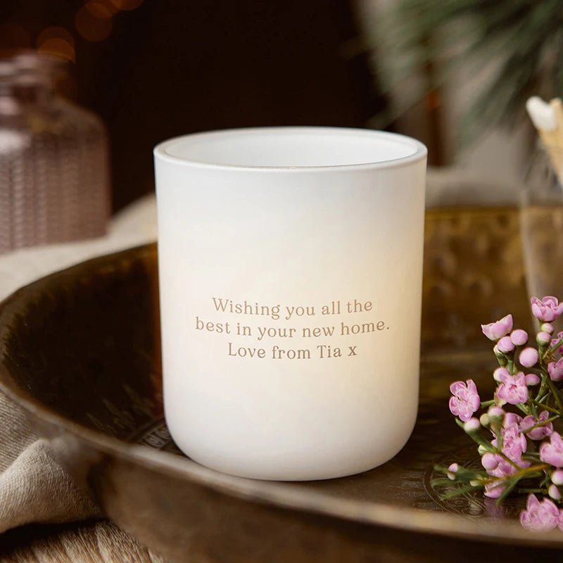 Personalised Glass Candle Tealight Holder - I'm Getting Married