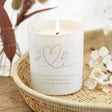 Personalised Glass Candle Tealight Holder I'm Getting Married.