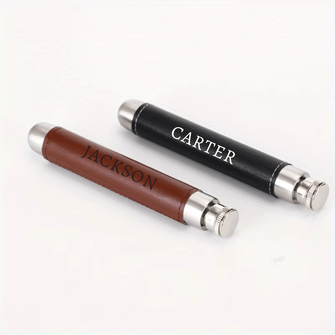 Personalised Groomsmen Travel Flask Tube - I'm Getting Married