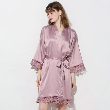 Personalised Satin Luxe Wedding Day Bridal Robe - I'm Getting Married