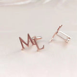 Personalised Stainless Steel Groom Initials Cufflinks - I'm Getting Married