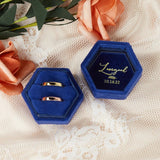 Personalised Velvet Ring Box Wedding - I'm Getting Married