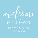 Personalised Vinyl Wedding Welcome Sticker Decal - I'm Getting Married