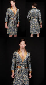 Retro Paisley Groom’s Wedding Dressing Gown - I'm Getting Married