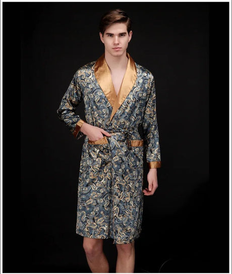 Retro Paisley Groom’s Wedding Dressing Gown - I'm Getting Married