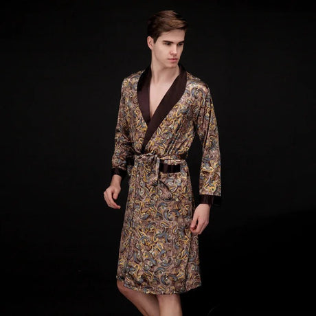 Retro Paisley Groom’s Wedding Dressing Gown - I'm Getting Married