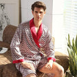 Retro Satin Men's Robe – Vintage - Inspired Loungewear - I'm Getting Married