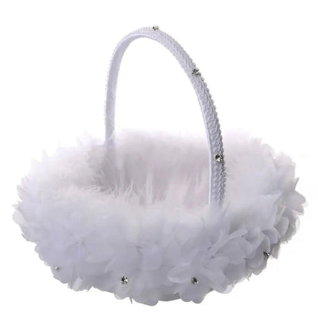 Royal Lace Flower Girl Basket - I'm Getting Married