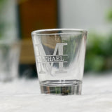 Shot Glasses Personalised for Wedding Day Toast - I'm Getting Married