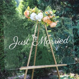 Wedding Decoration Wall Decals - Just Married Sign Stickers - I'm Getting Married