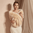 Wedding Faux Fur Cape for the Winter Weddings - I'm Getting Married