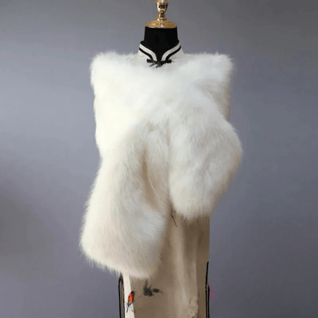 Wedding Faux Fur Cape for the Winter Weddings - I'm Getting Married