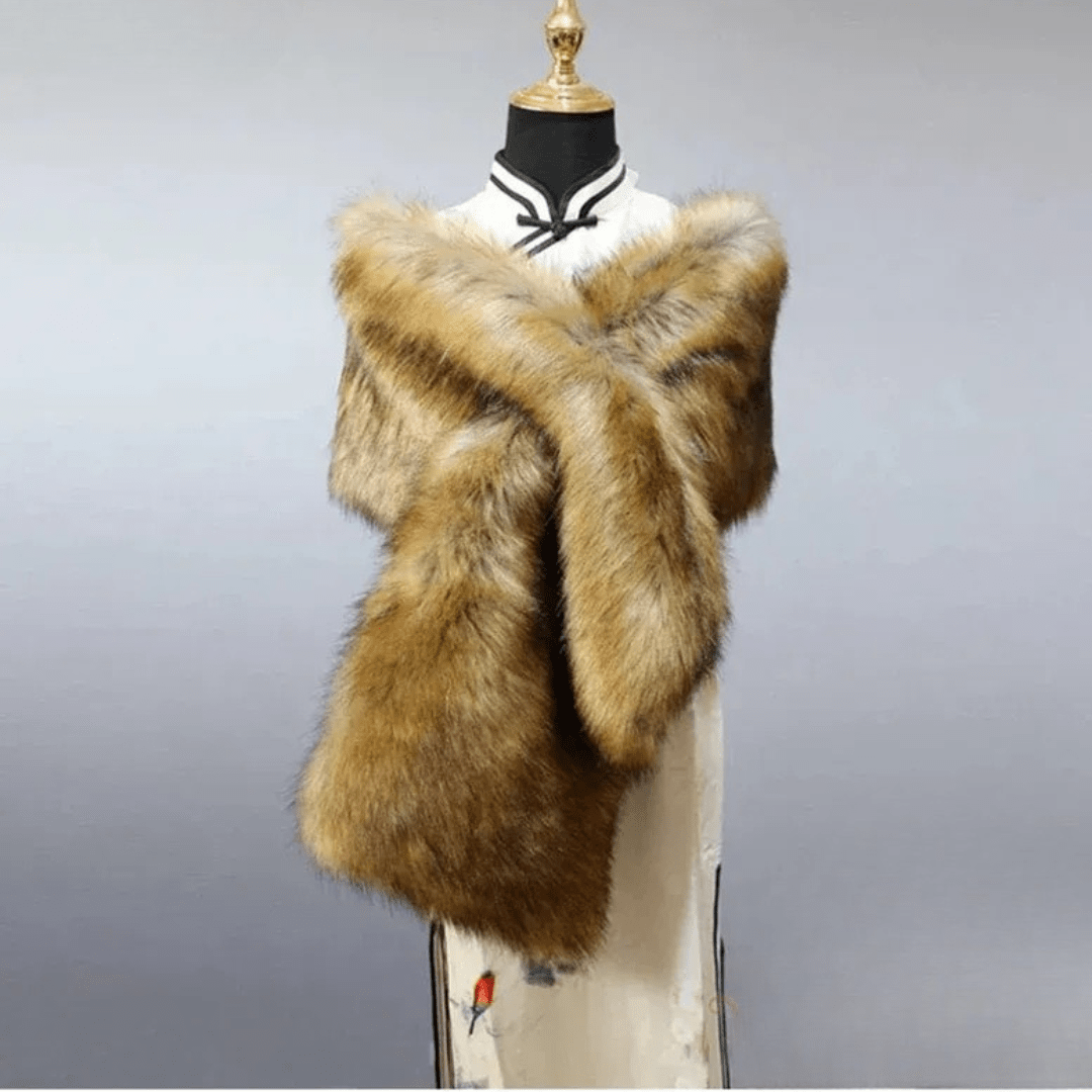 Wedding Faux Fur Cape for the Winter Weddings - I'm Getting Married