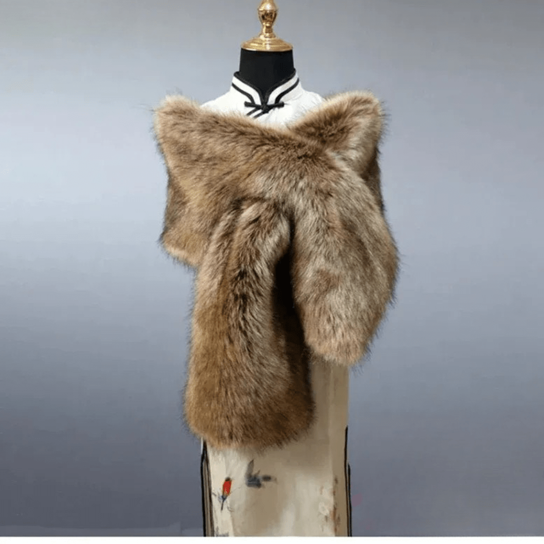 Wedding Faux Fur Cape for the Winter Weddings - I'm Getting Married